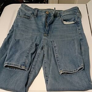Blue Denim Cargo Pants American Eagle